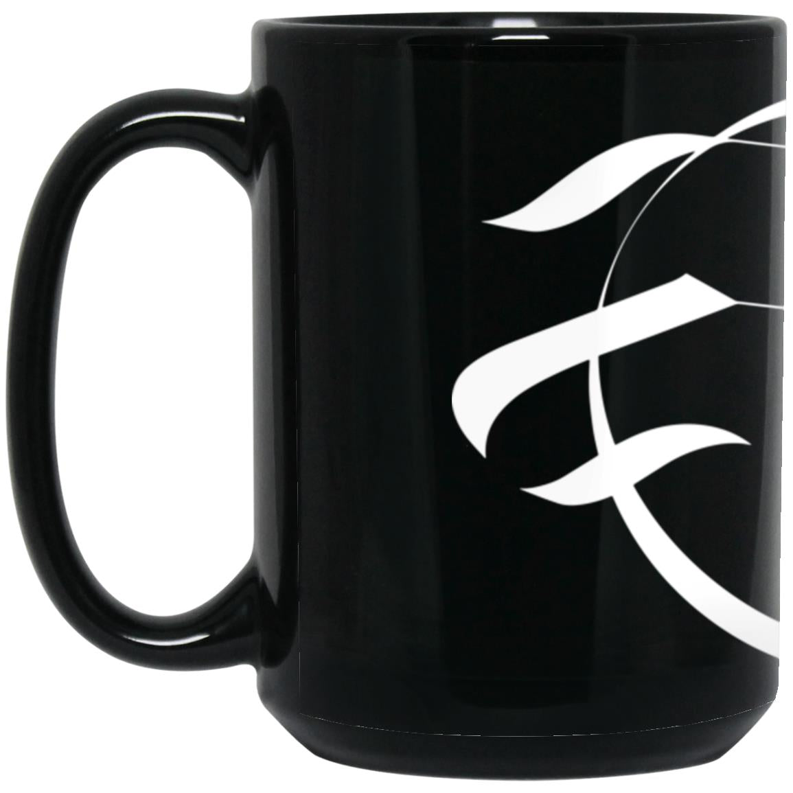 AD White Logo Mug
