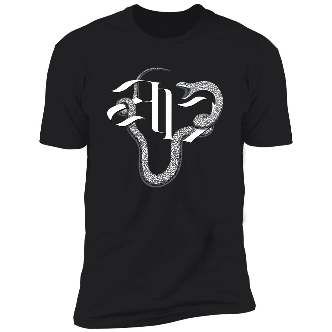 AD BW Snake Logo Tee
